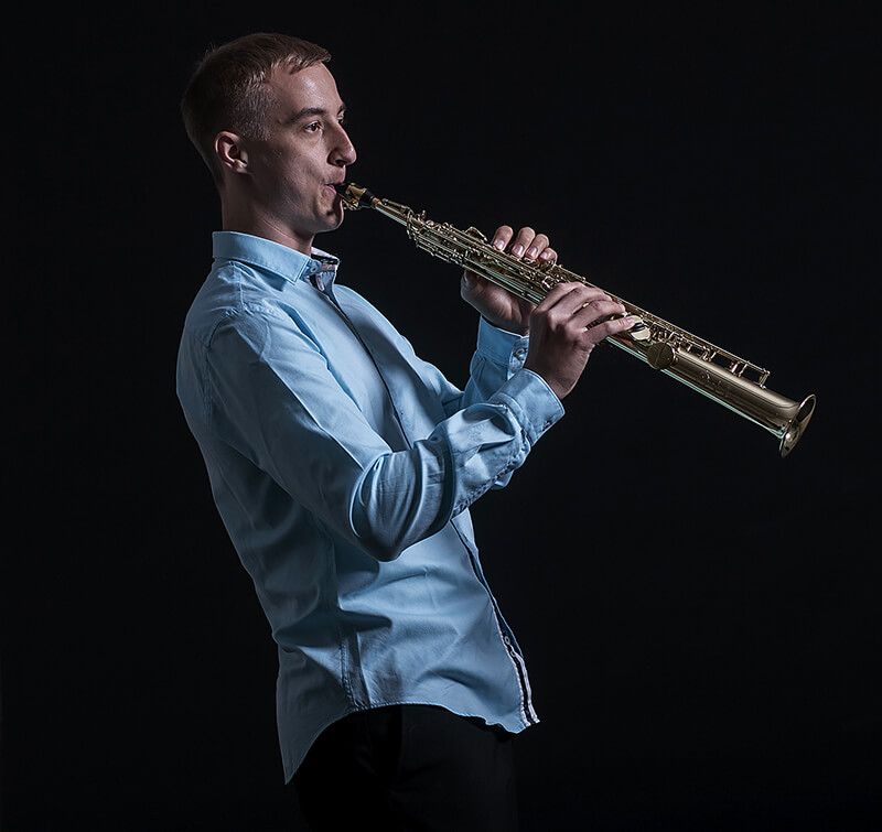 Michael Krenn am Saxophon